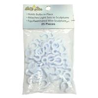 View Lighted Wireframe Sculpture Replacement Clips (25 pack)